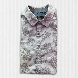I.N.C Men’s Medium Floral Long Sleeve Dress Shirt